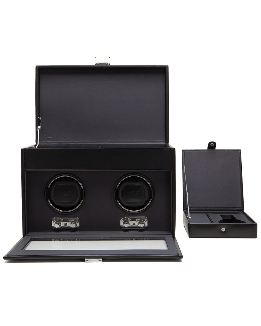 WOLF Heritage Double Winder Home Jewelry Boxes & Watch Winders 6 WOLF Heritage Double Winder Home Jewelry Boxes & Watch Winders - Image 4