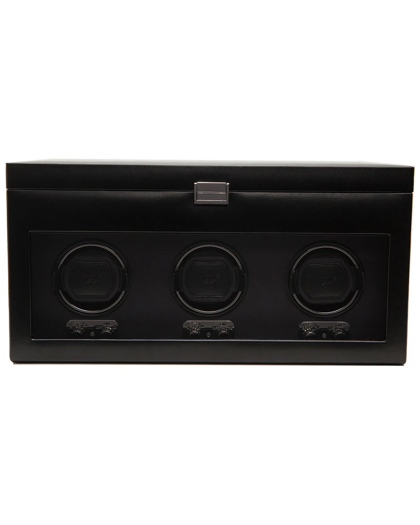 WOLF Heritage Triple Winder Home Jewelry Boxes & Watch Winders 3 WOLF Heritage Triple Winder Home Jewelry Boxes & Watch Winders
