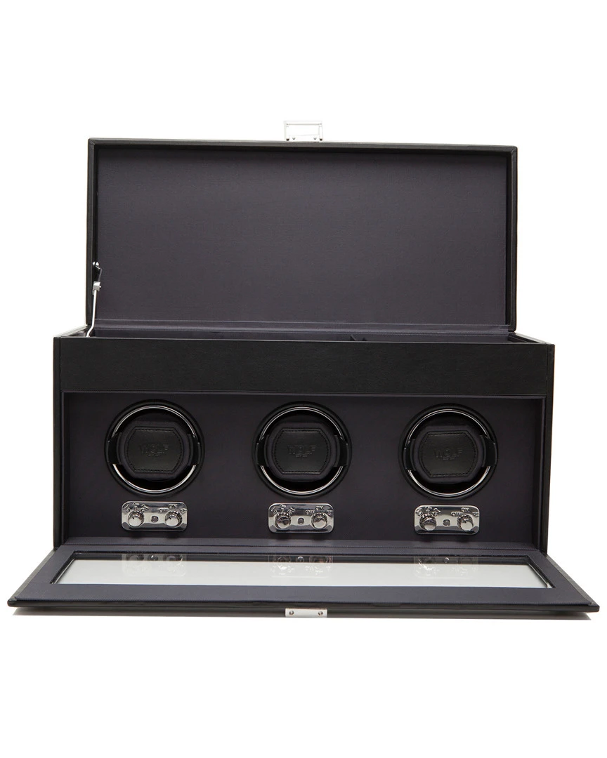 WOLF Heritage Triple Winder Home Jewelry Boxes & Watch Winders 4 WOLF Heritage Triple Winder Home Jewelry Boxes & Watch Winders - Image 2
