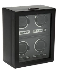 WOLF Viceroy 4pc Winder Home Jewelry Boxes & Watch Winders