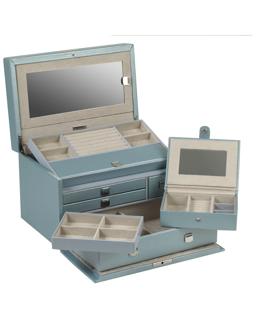 WOLF London Leather Medium Jewelry Box Home Jewelry Boxes & Watch Winders 3 WOLF London Leather Medium Jewelry Box Home Jewelry Boxes & Watch Winders - Image 2