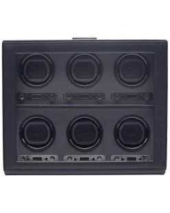 WOLF Viceroy 6pc Winder Home Jewelry Boxes & Watch Winders