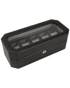 WOLF Windsor 5pc Watch Box Home Jewelry Boxes & Watch Winders