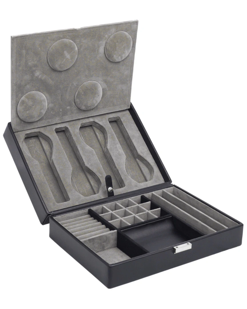 WOLF Heritage 4pc Watch Box With Valet Home Jewelry Boxes & Watch Winders 4 WOLF Heritage 4pc Watch Box With Valet Home Jewelry Boxes & Watch Winders - Image 2