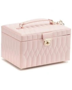 WOLF Caroline Medium Leather Jewelry Case Home Jewelry Boxes & Watch Winders