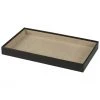 WOLF Vault 1.5in Deep Tray Black Home Jewelry Boxes & Watch Winders