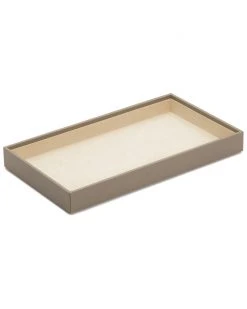 WOLF Vault 1.5in Deep Tray Gray Home Jewelry Boxes & Watch Winders