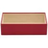 WOLF Vault 4 Deep Tray Red Home Jewelry Boxes & Watch Winders