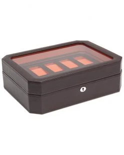 WOLF Windsor 10pc Watch Box Home Jewelry Boxes & Watch Winders