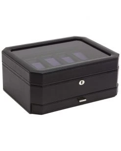WOLF Windsor 10pc Watch Box Home Jewelry Boxes & Watch Winders