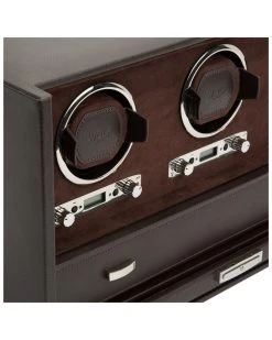 WOLF Blake Leather Triple Winder With Storage Home Jewelry Boxes & Watch Winders -WOLF SHOP 3050859814 RLLZ 4