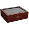 WOLF Savoy 10pc Watch Box Home Jewelry Boxes & Watch Winders