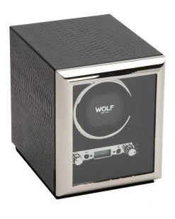 WOLF Exotic Single Winder Home Jewelry Boxes & Watch Winders