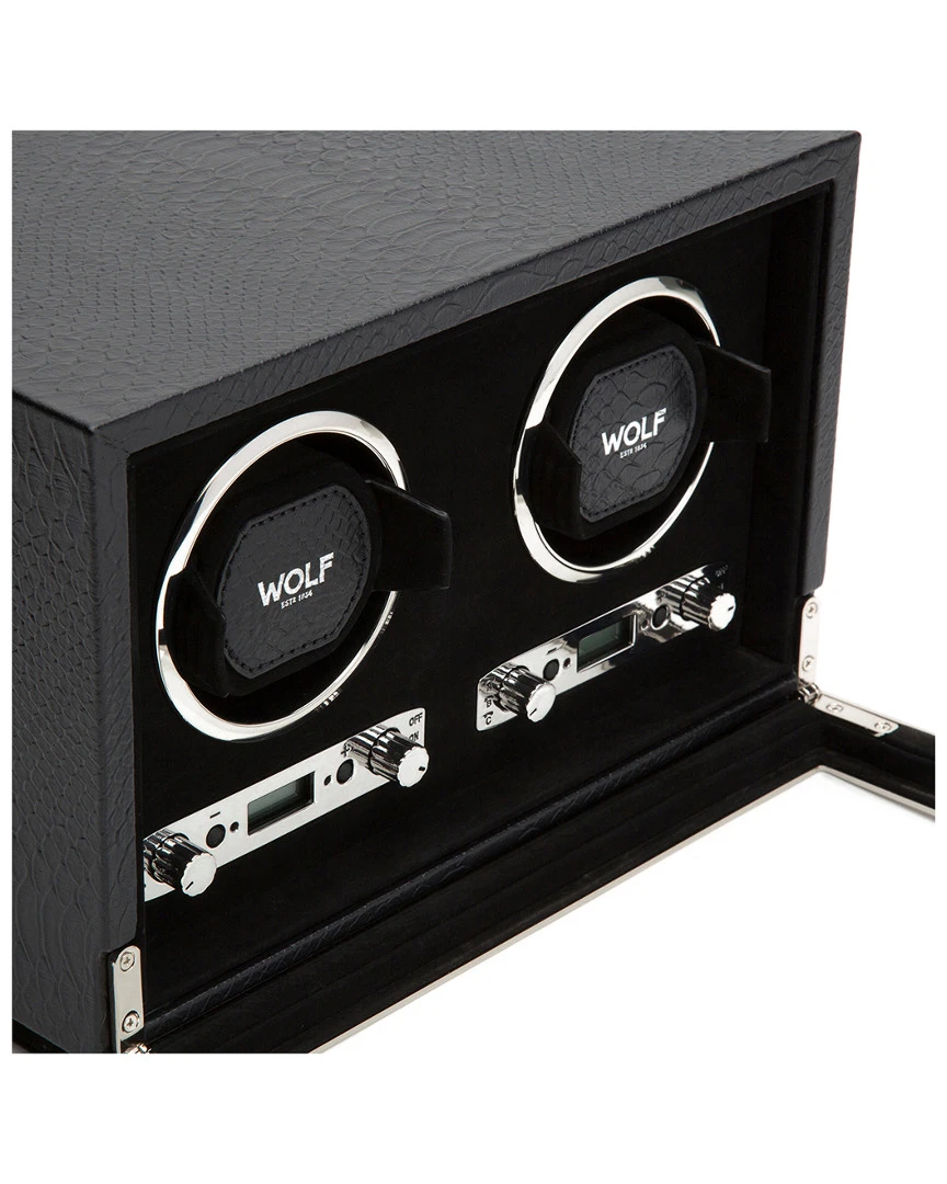 WOLF Exotic Double Winder Home Jewelry Boxes & Watch Winders 6 WOLF Exotic Double Winder Home Jewelry Boxes & Watch Winders - Image 4