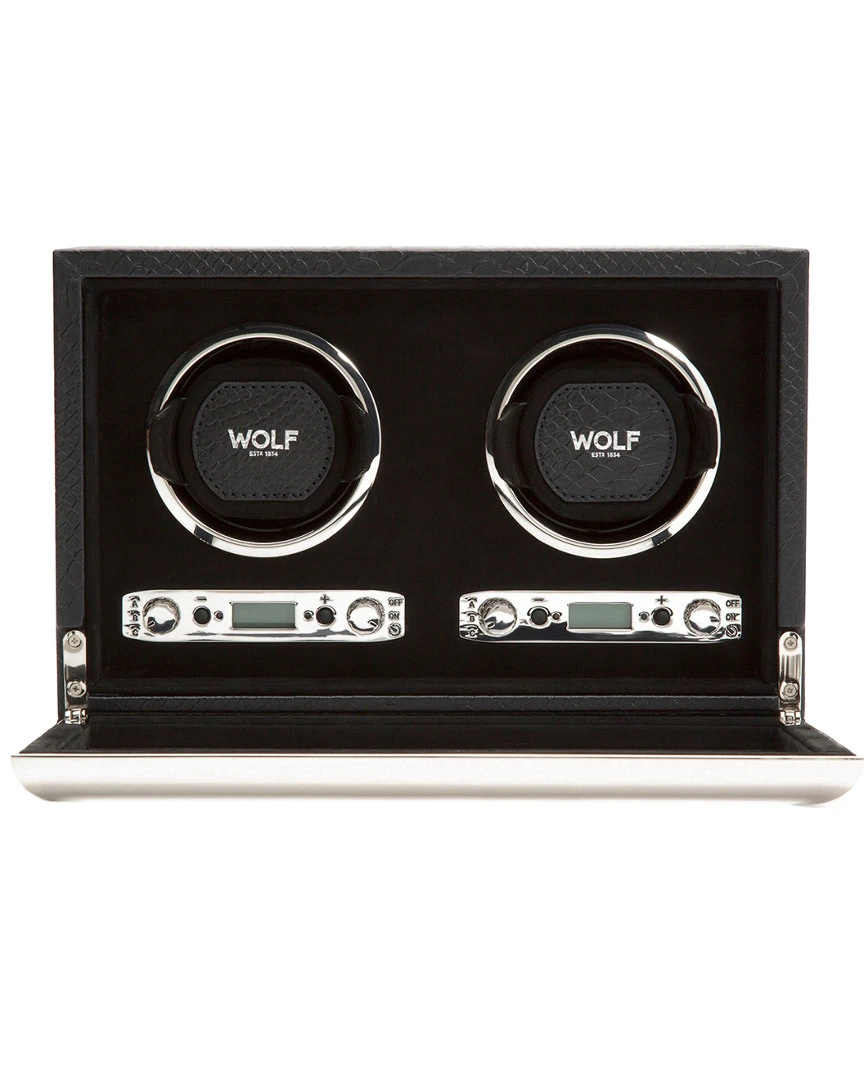 WOLF Exotic Double Winder Home Jewelry Boxes & Watch Winders 7 WOLF Exotic Double Winder Home Jewelry Boxes & Watch Winders - Image 5