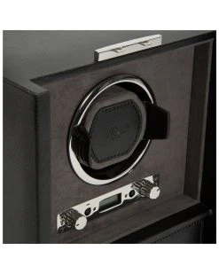 WOLF Blake Leather Single Winder With Storage Home Jewelry Boxes & Watch Winders -WOLF SHOP 3050865521 RLLZ 3